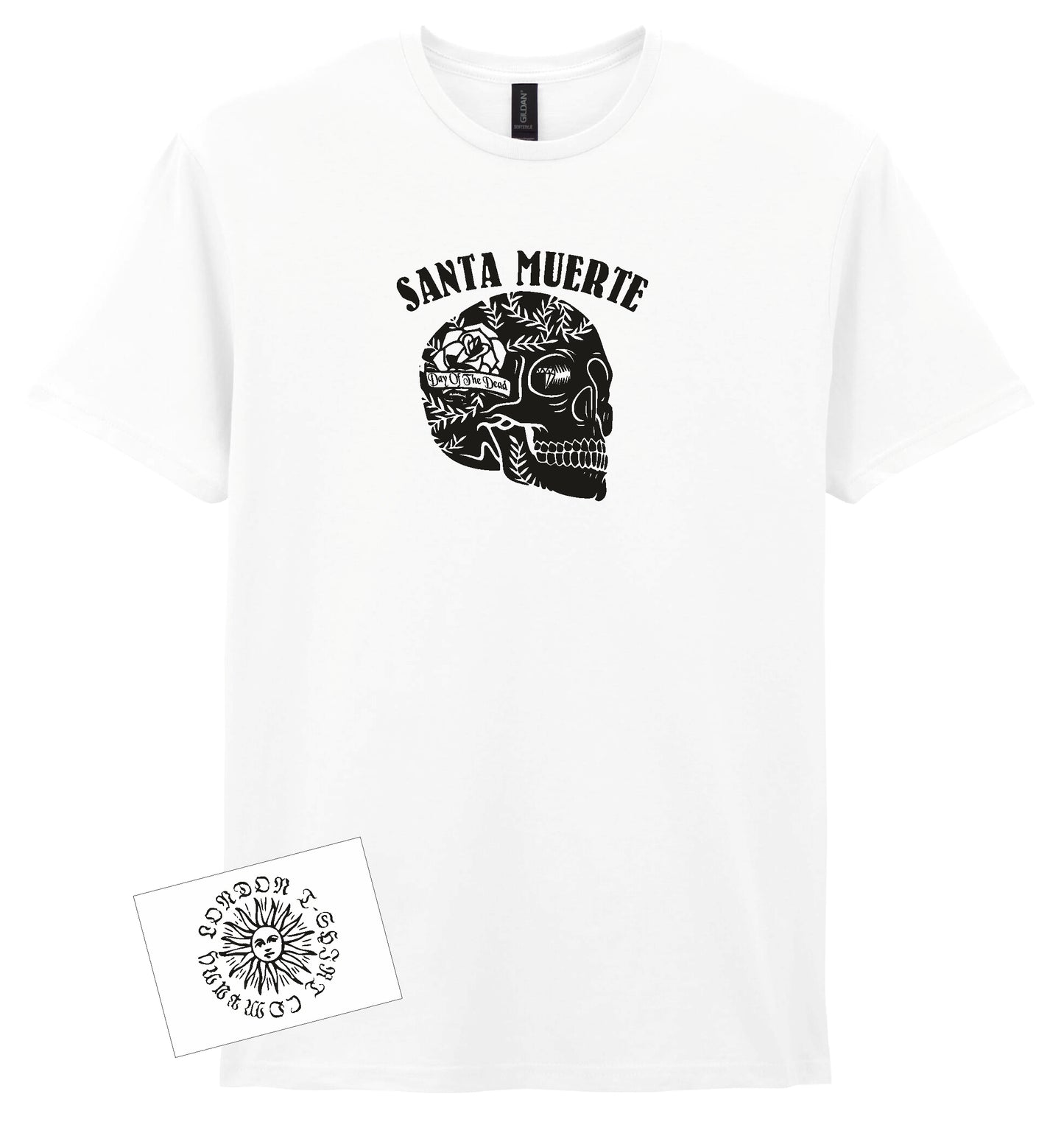 La Santa Muerte T-Shirt, Saint Death, Day Of The Dead, Mexico, Various Colours