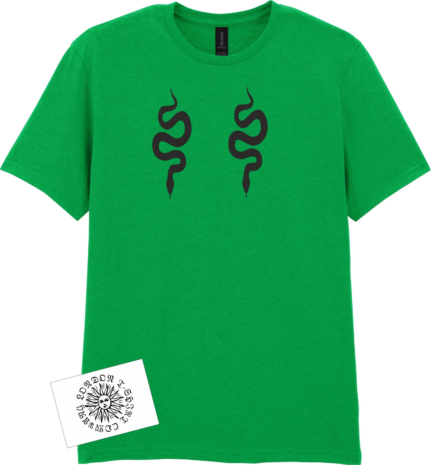 Snake T-Shirt - Tattoo Style, Mythology Symbol, Various Colours