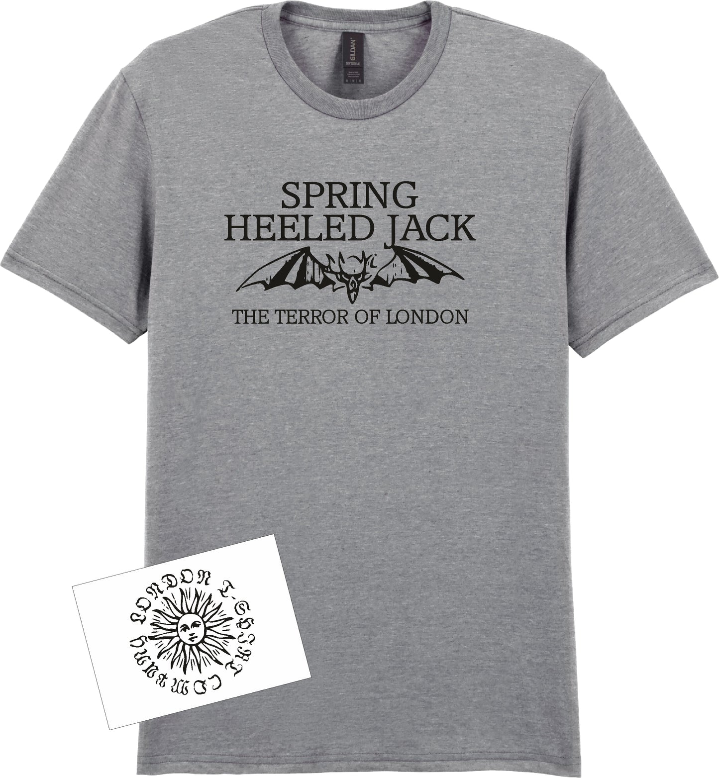 Spring Heeled Jack T-Shirt - The Terror Of London, Various Colours