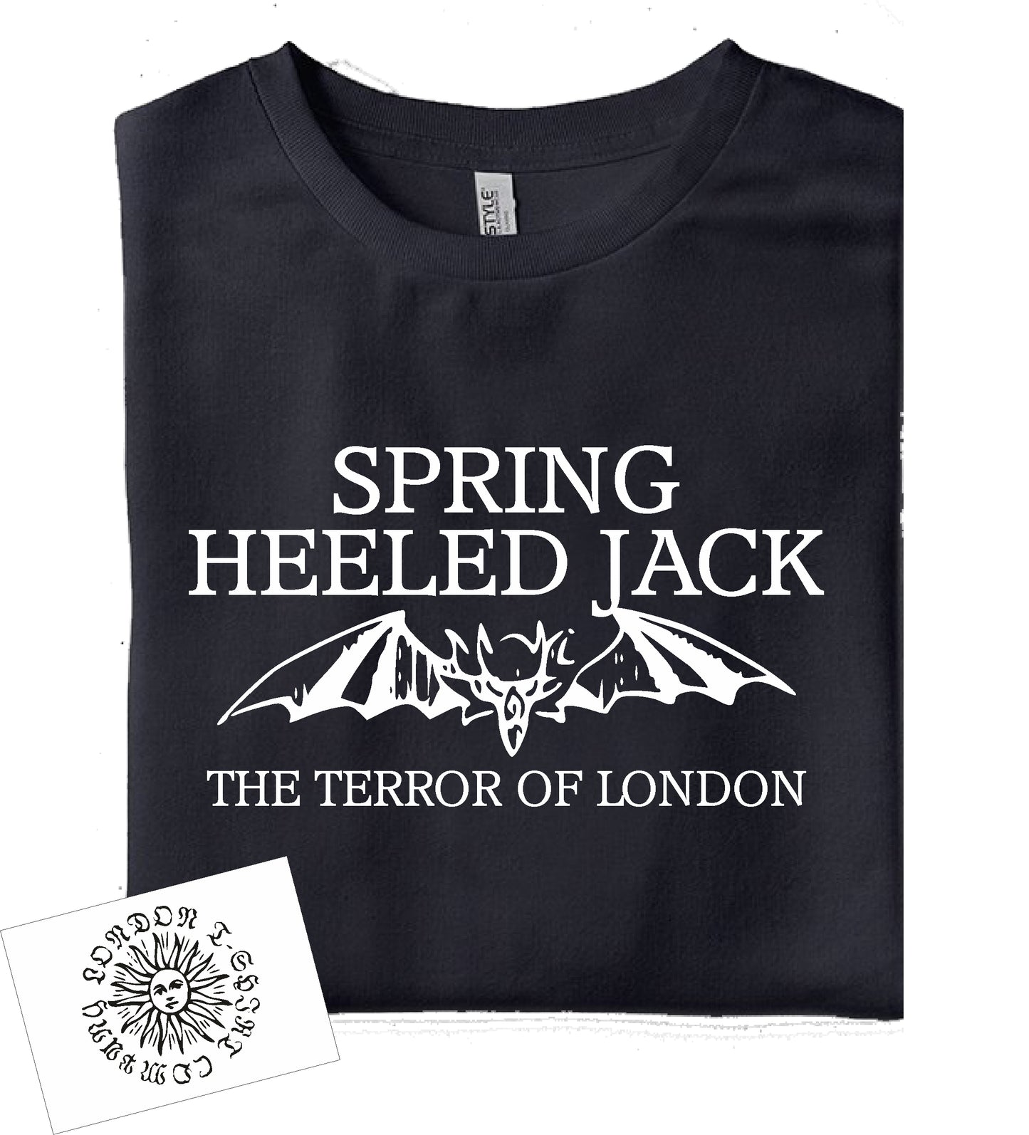 Spring Heeled Jack T-Shirt - The Terror Of London, Various Colours