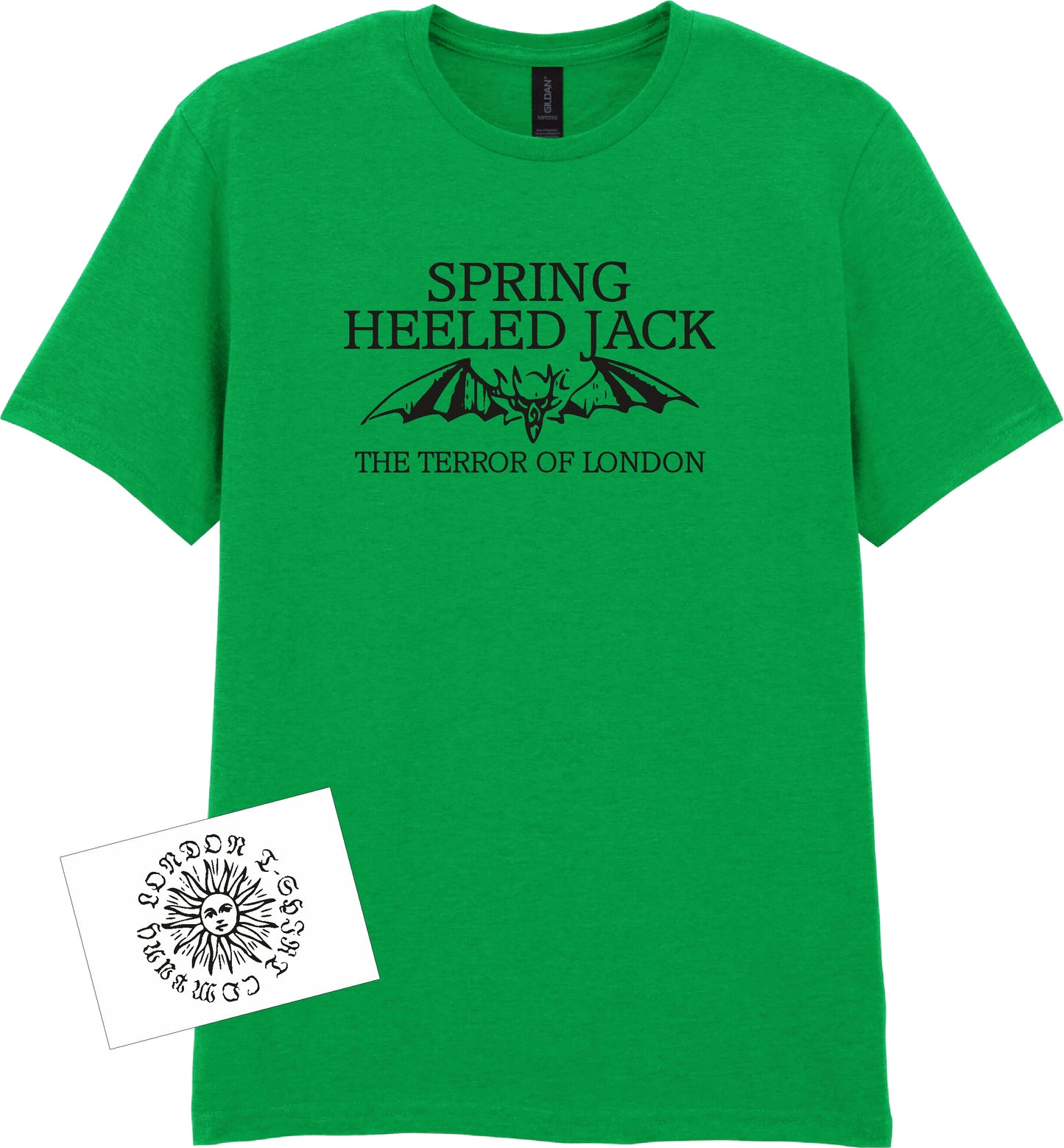 Spring Heeled Jack T-Shirt - The Terror Of London, Various Colours