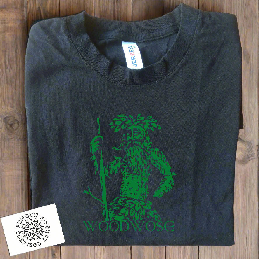 Woodwose T-Shirt - Folklore Souvenir Gift Featuring Wild Man / Green Man, Various Colours