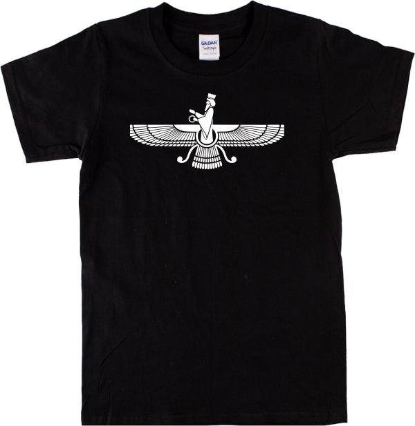 Zoroastrian T-Shirt - The Faravahar Symbol, Religion, Persian, Various Colours