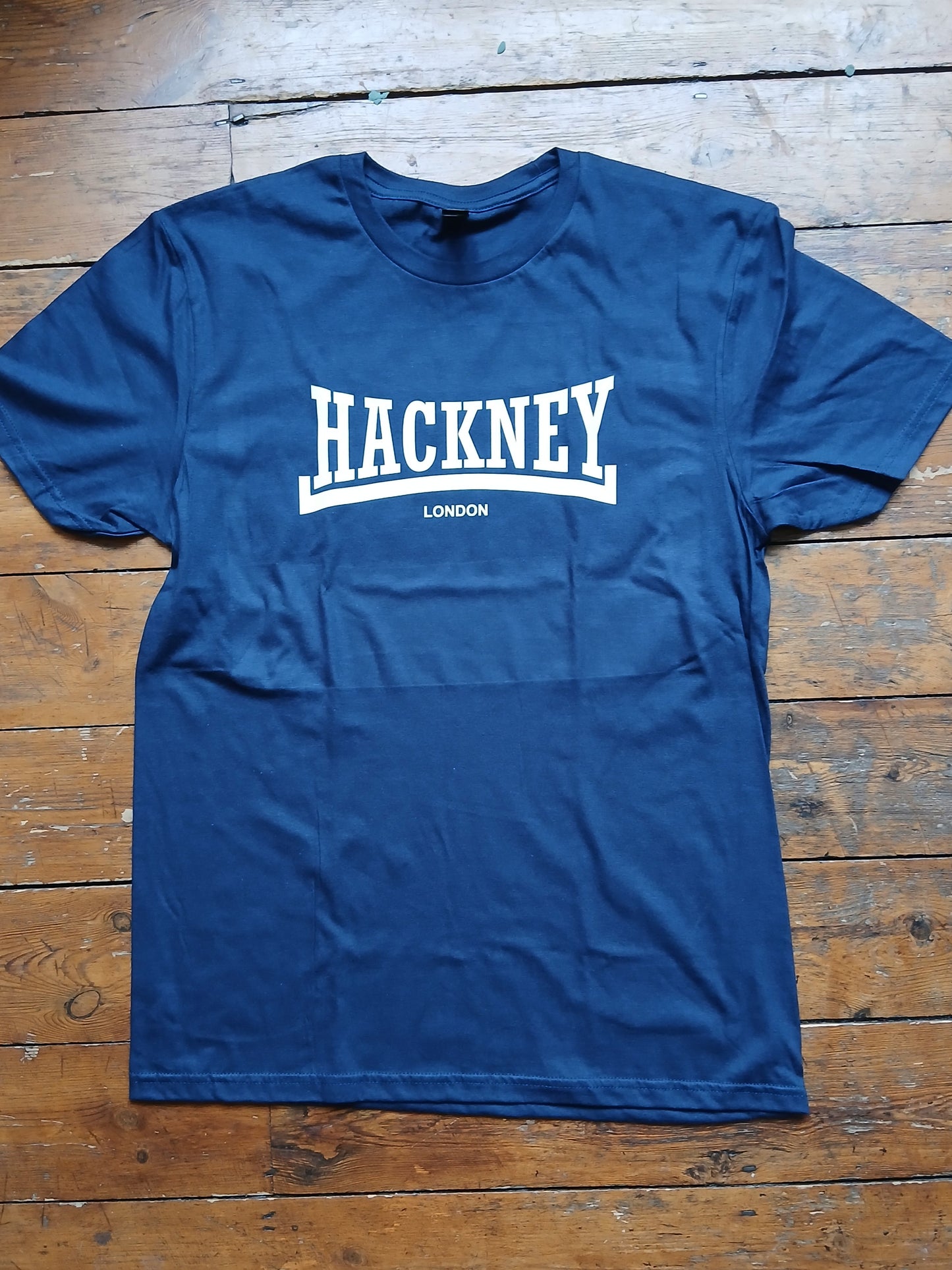 Hackney Souvenir T-Shirt - Retro, Boxing, Football Style, Personalised Custom Print Available, Various Colours