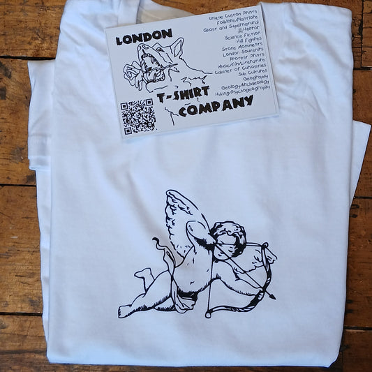 Cupid T-Shirt - Love, Folklore, Tattoo Style, Various Colours