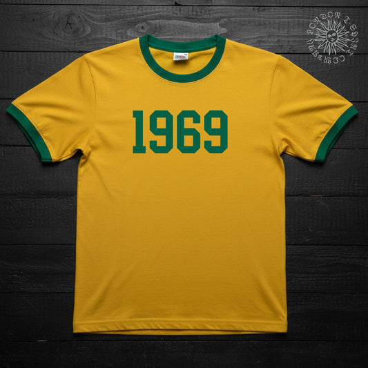 1969 Ringer T-Shirt - Reggae, Ska, Mod, Retro, 60s, Various Colours S-3XL
