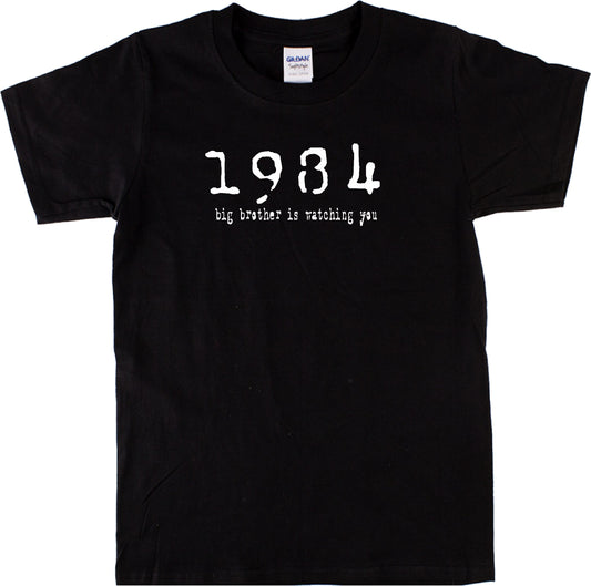 1984 T-Shirt - Big Brother Is Watching You, Various Colours