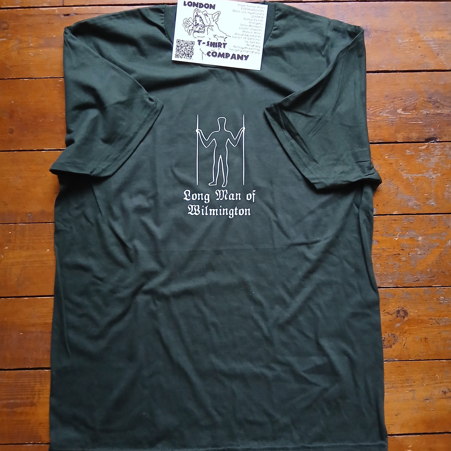 Long Man Of Wilmington T-Shirt - Hill Figure, S-XXL Various Colours