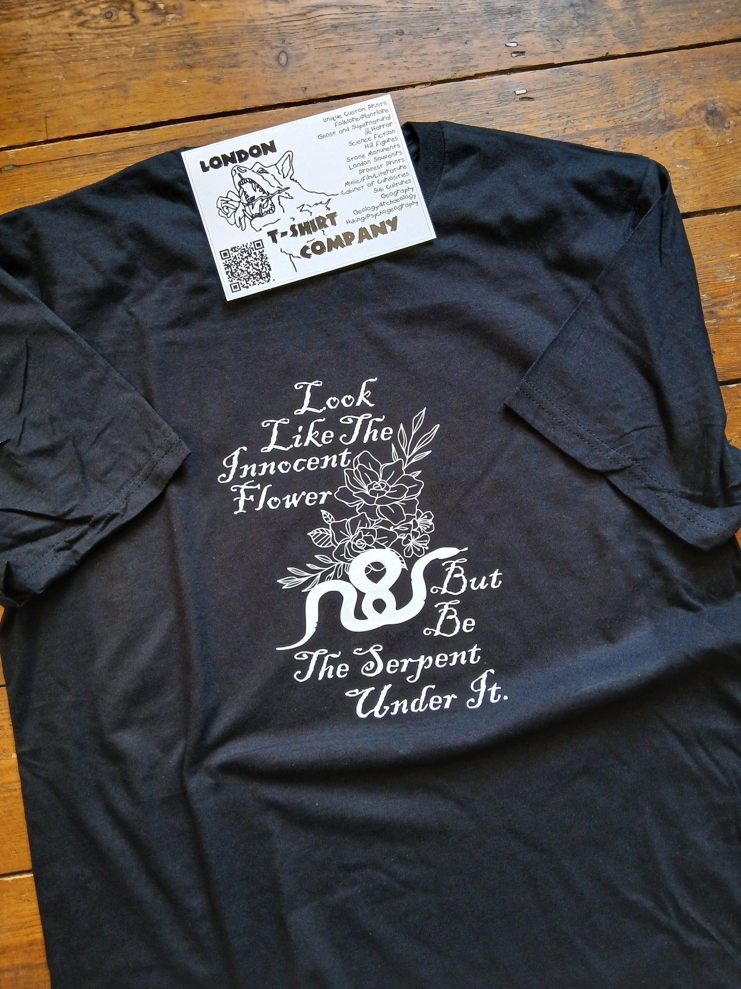 Macbeth Serpent quote T-Shirt - Shakespeare, Literature, Various Colours