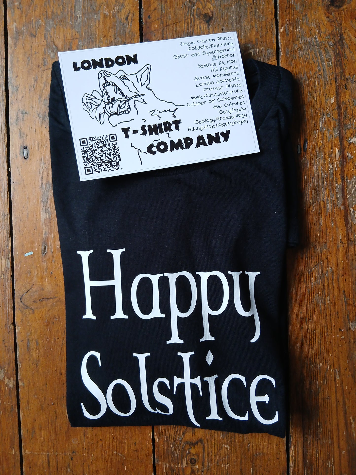 Happy Solstice T-Shirt - Alternative Christmas, Winter Festive Gift, Various Colours
