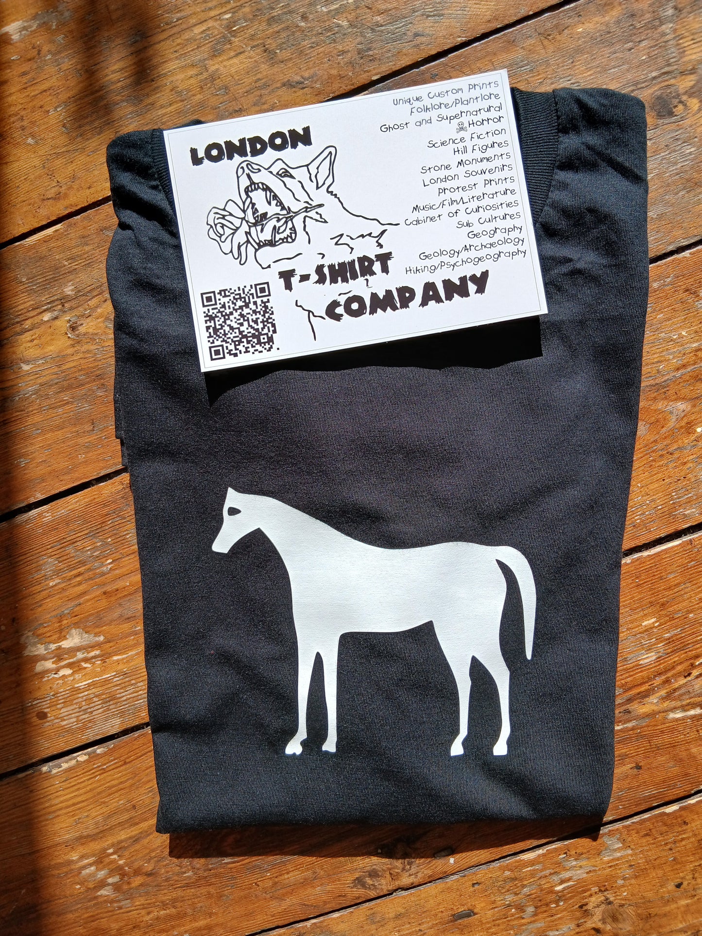 Westbury White Horse T-Shirt - Bratton White Horse Souvenir, Hill Figure, Various Colours