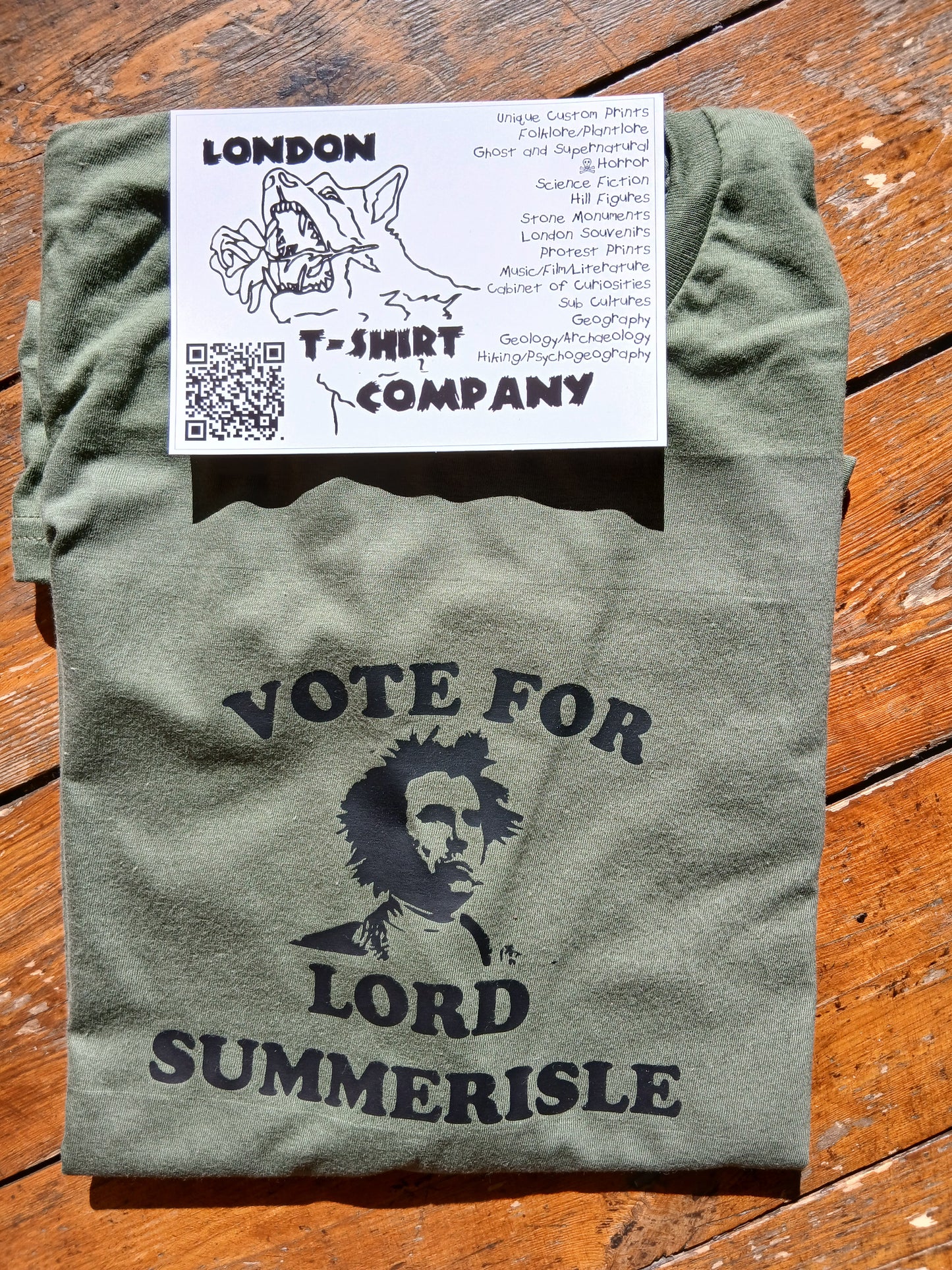 Vote For Lord Summerisle T-Shirt - Wicker Man, Political, Folk, Various Colours