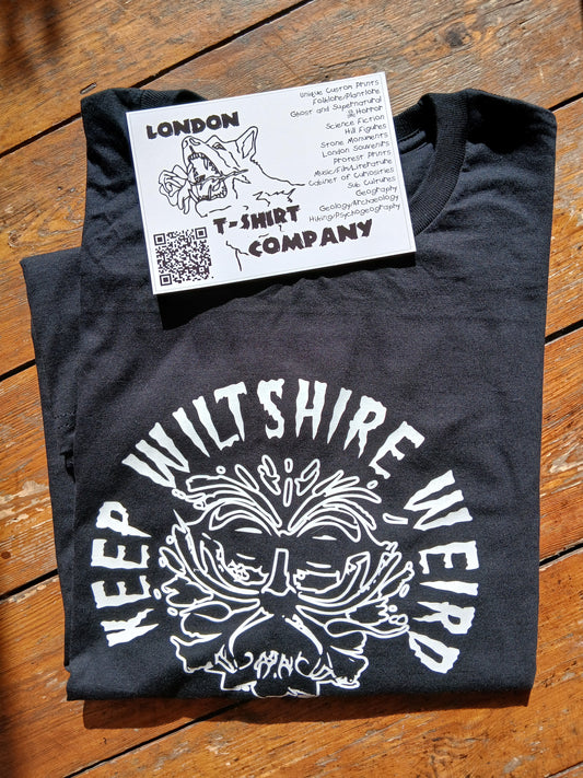 Keep Wiltshire Weird T-Shirt: Strange Folklore Gift, Fun Souvenir, Various Colours