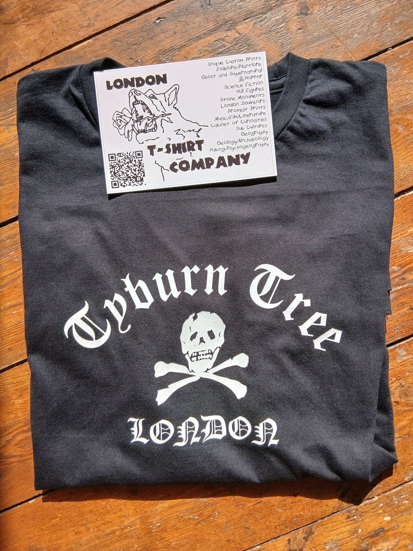 Tyburn Tree, London T-Shirt - Old Gallows Site, Alternative Souvenir, Various Colours