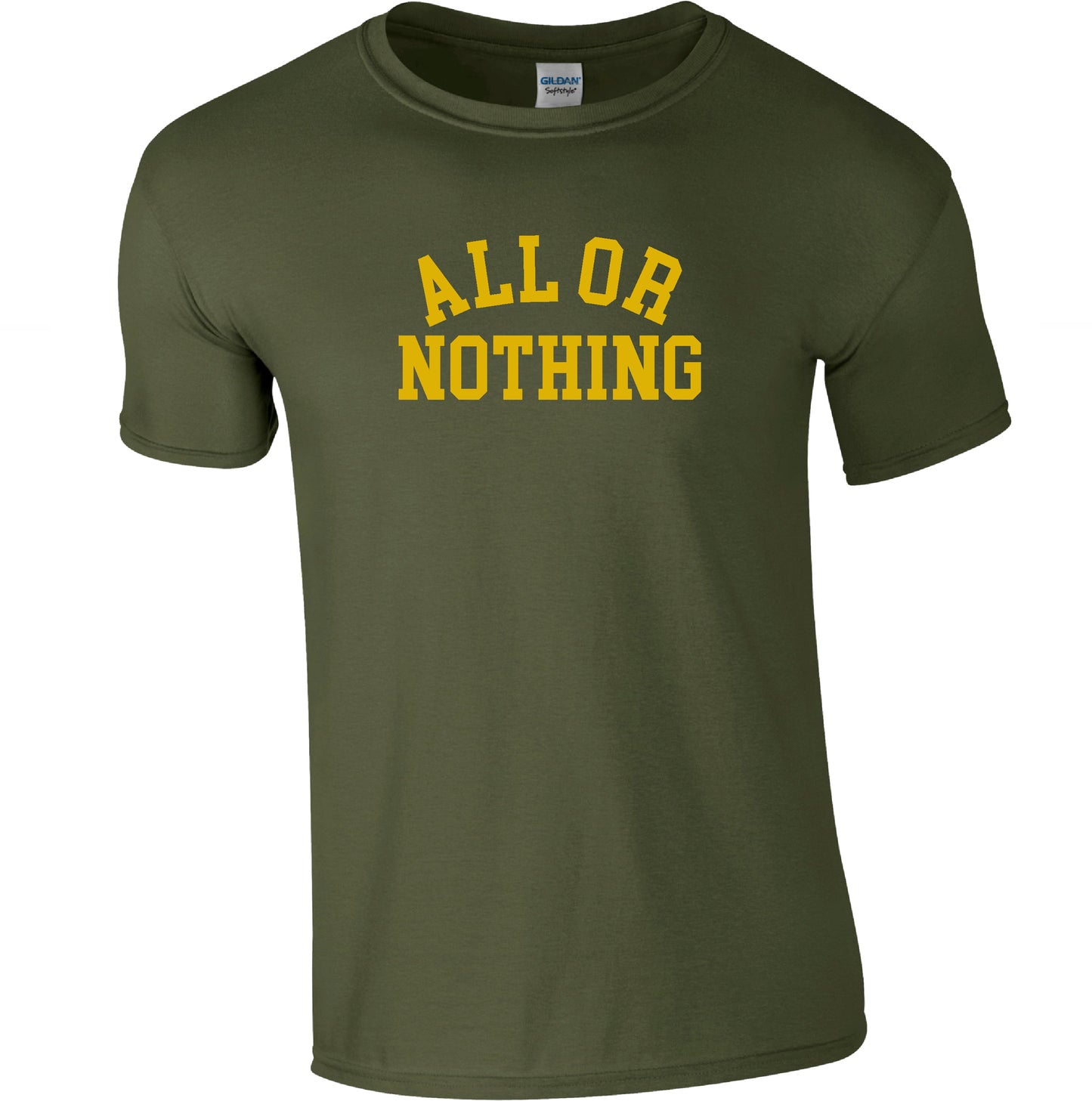 'All Or Nothing' T-Shirt - Retro Slogan Top, 60s Mod, Various Colours