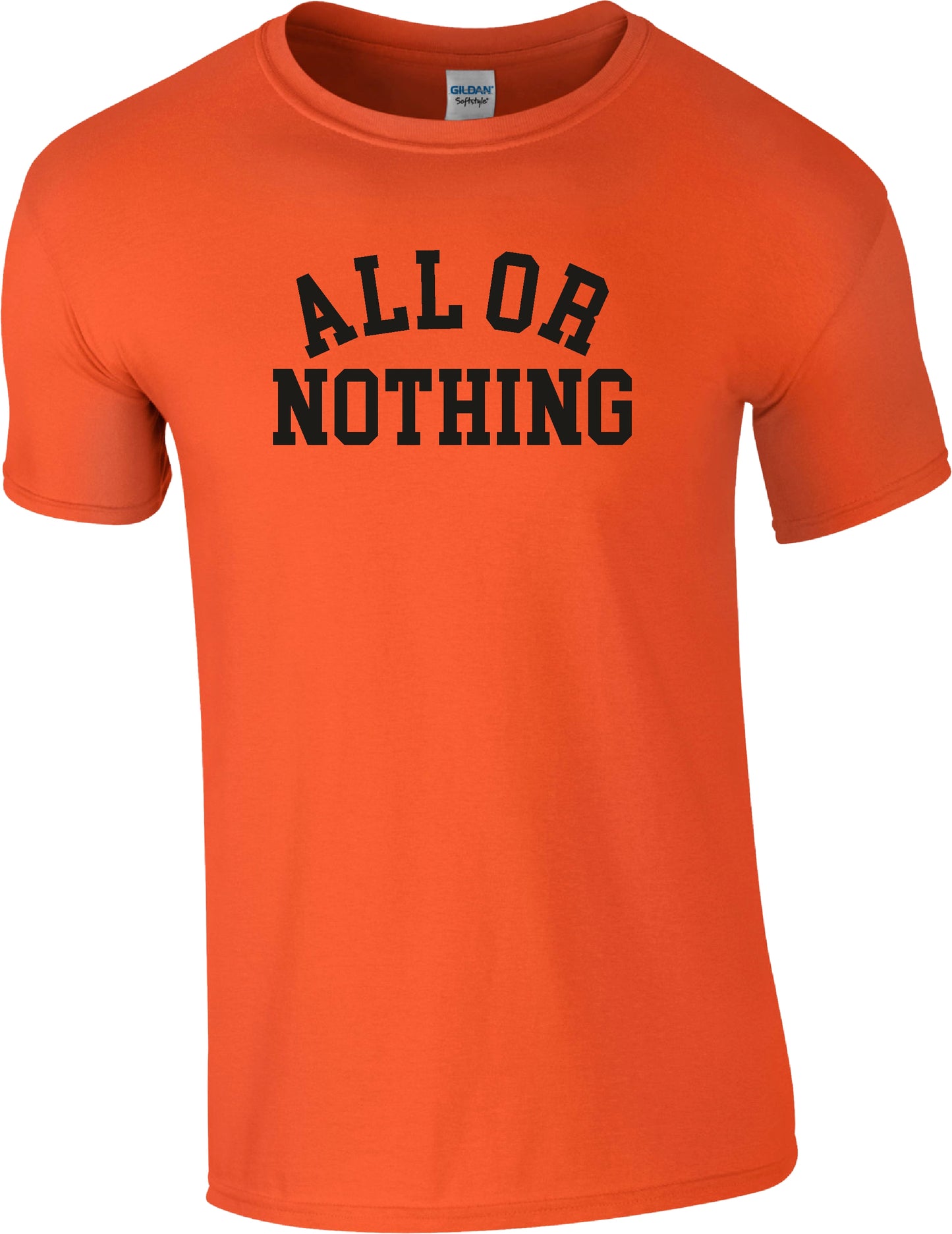 'All Or Nothing' T-Shirt - Retro Slogan Top, 60s Mod, Various Colours