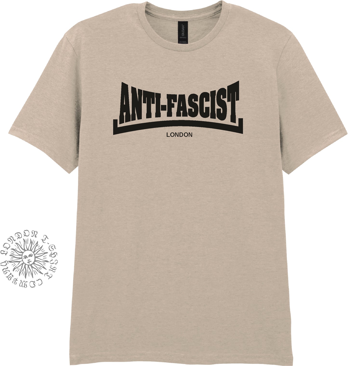 Anti Fascist T-Shirt - Custom Print Town Name, Protest Top, Various Colours