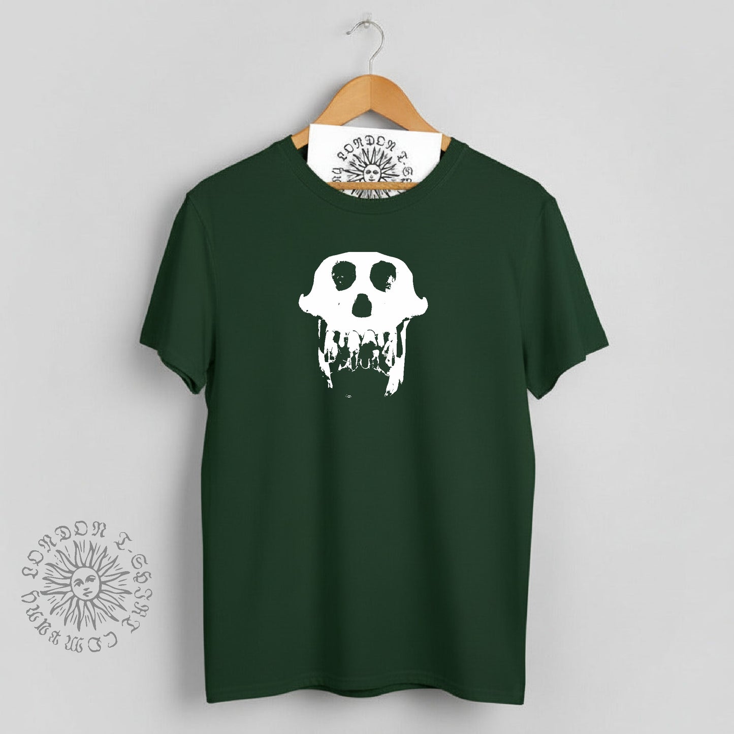 Orangutan Skull T-Shirt: Zoology, Cabinet of Curiosities, Various Colours
