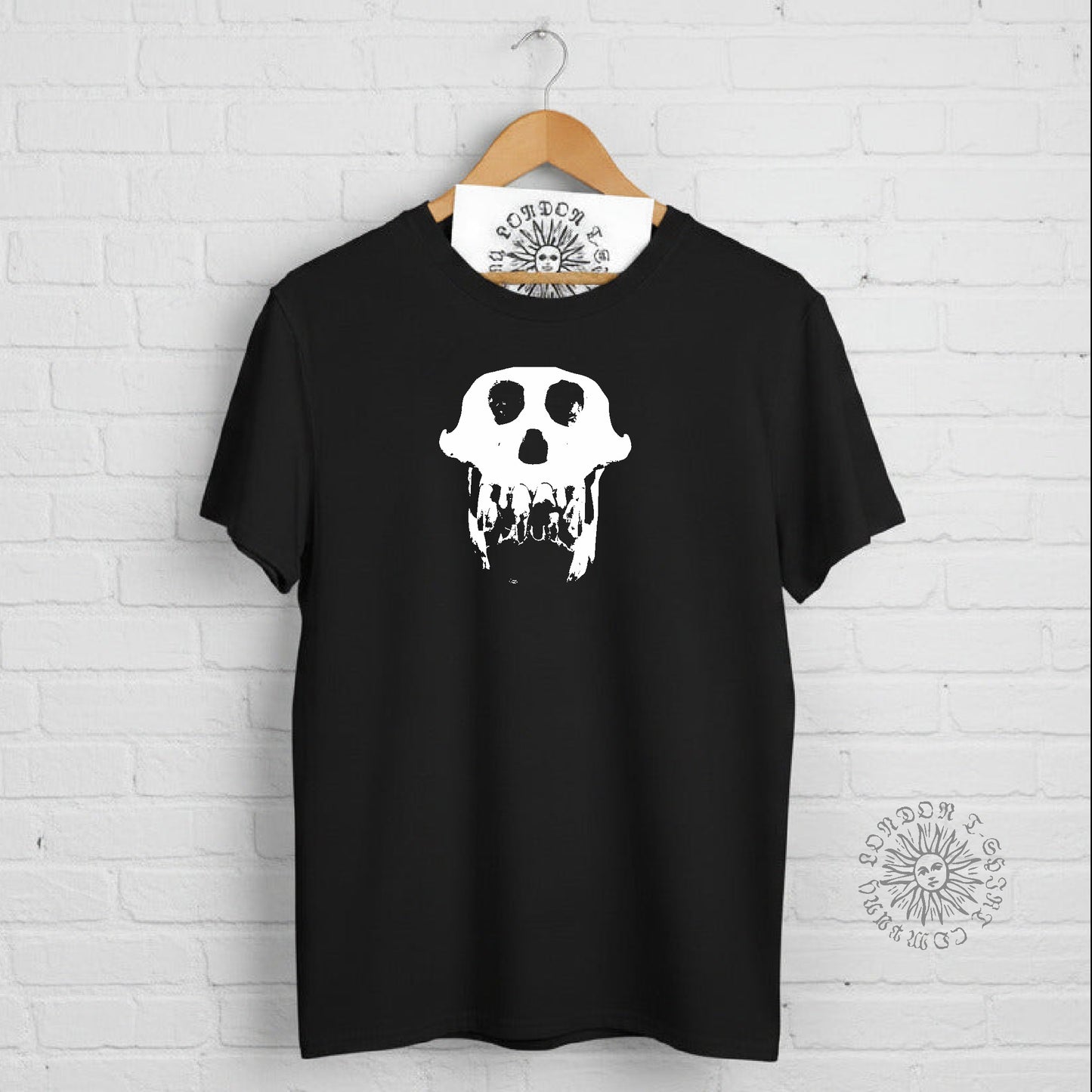 Orangutan Skull T-Shirt: Zoology, Cabinet of Curiosities, Various Colours
