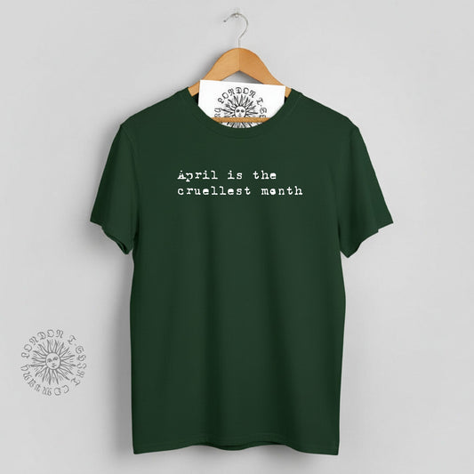 T. S. Eliot T-Shirt - The Waste Land, 'April Is the cruellest month', S-XXL
