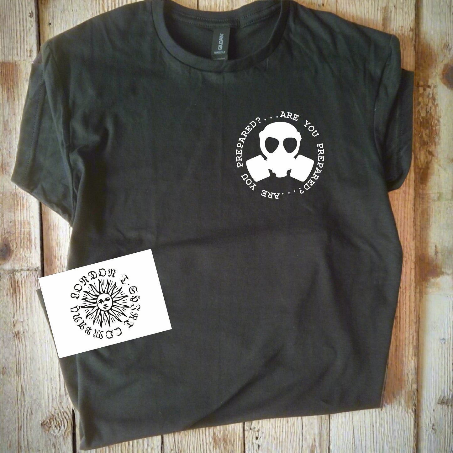 'Are You Prepared' T-Shirt - Prepper, Dystopian Top, Various Colours