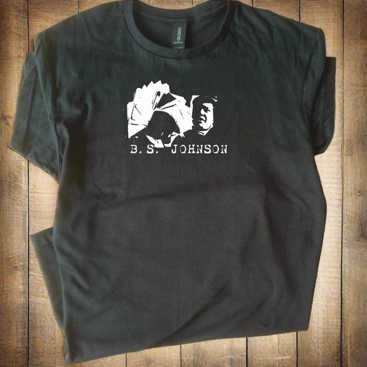 B.S. Johnson T-Shirt - London, Literature, Experimental, S-XXL