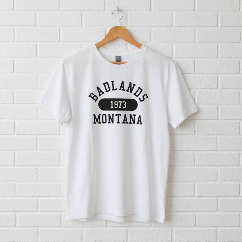 Badlands, Montana 1973 T-Shirt - Various Colours