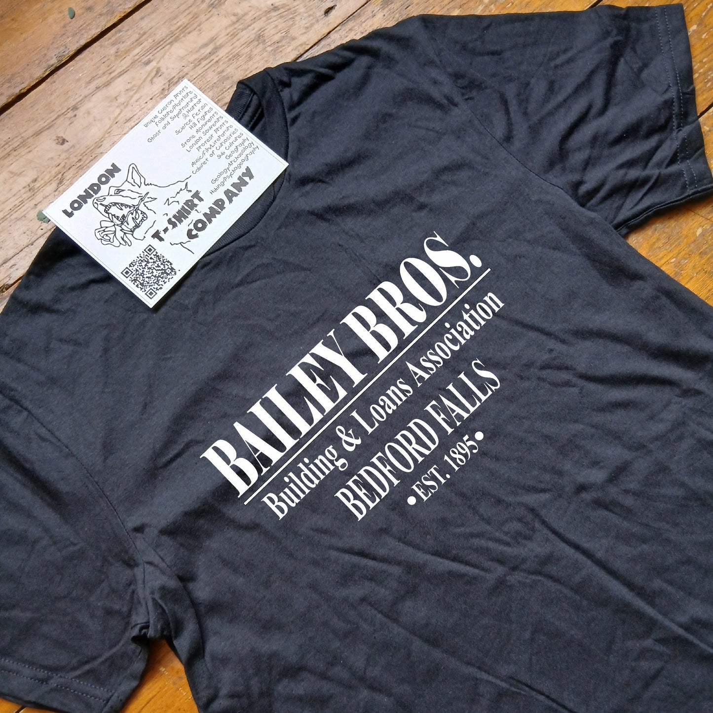 Bailey Bros T-Shirt - Bedford Falls, Christmas, It's A Wonderful Life, S-XXL