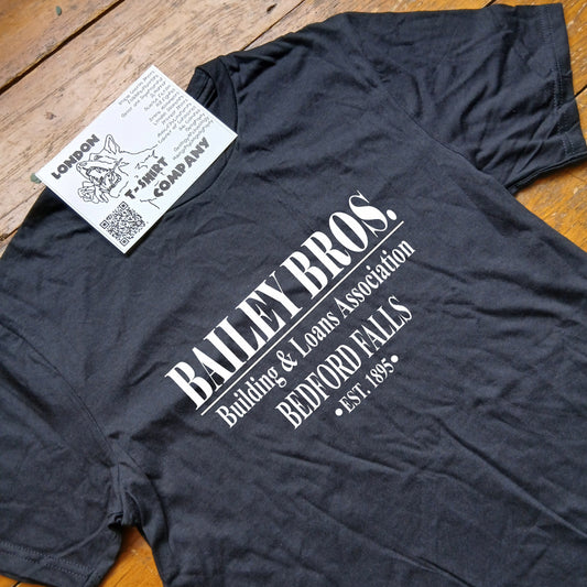 Bailey Bros T-Shirt - Bedford Falls, Christmas, It's A Wonderful Life, S-XXL