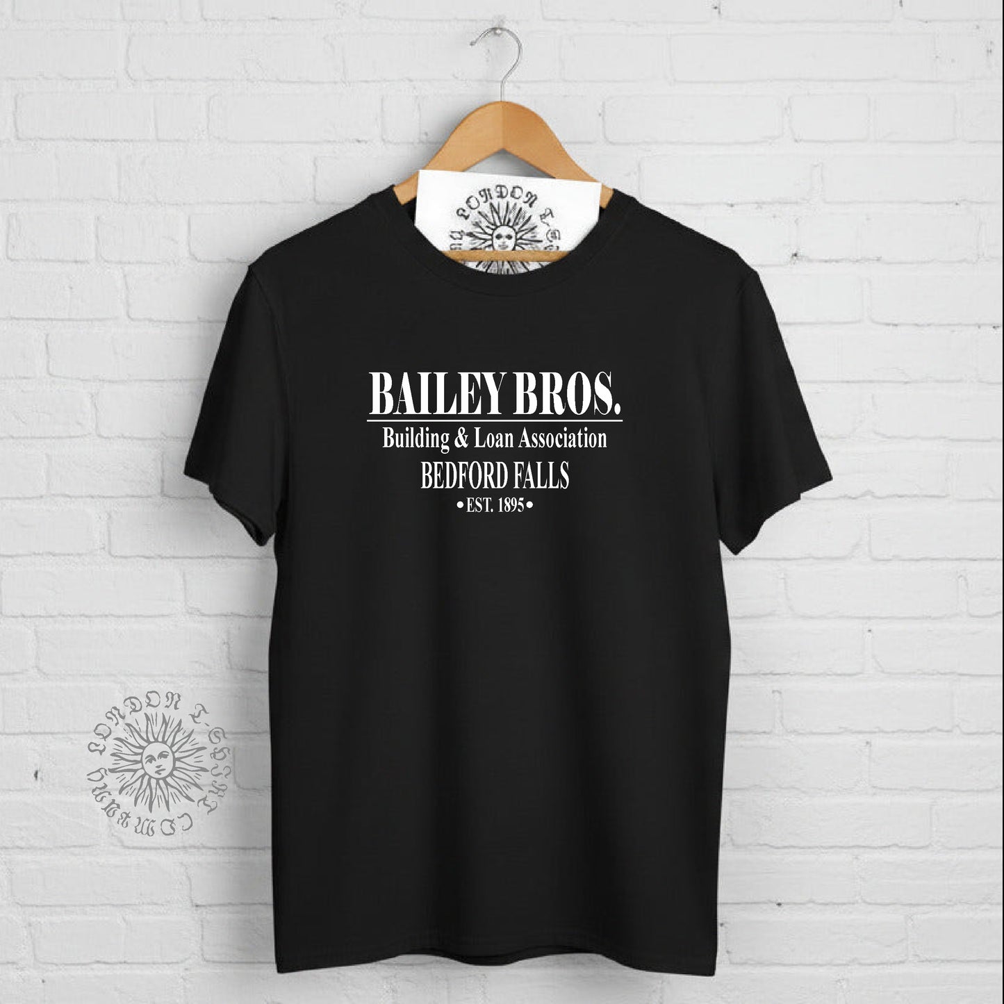 Bailey Bros T-Shirt - Bedford Falls, Christmas, It's A Wonderful Life, S-XXL