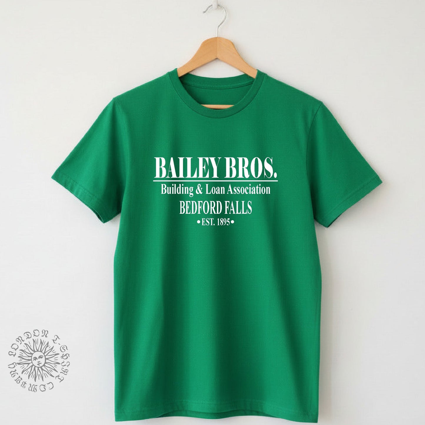 Bailey Bros T-Shirt - Bedford Falls, Christmas, It's A Wonderful Life, S-XXL