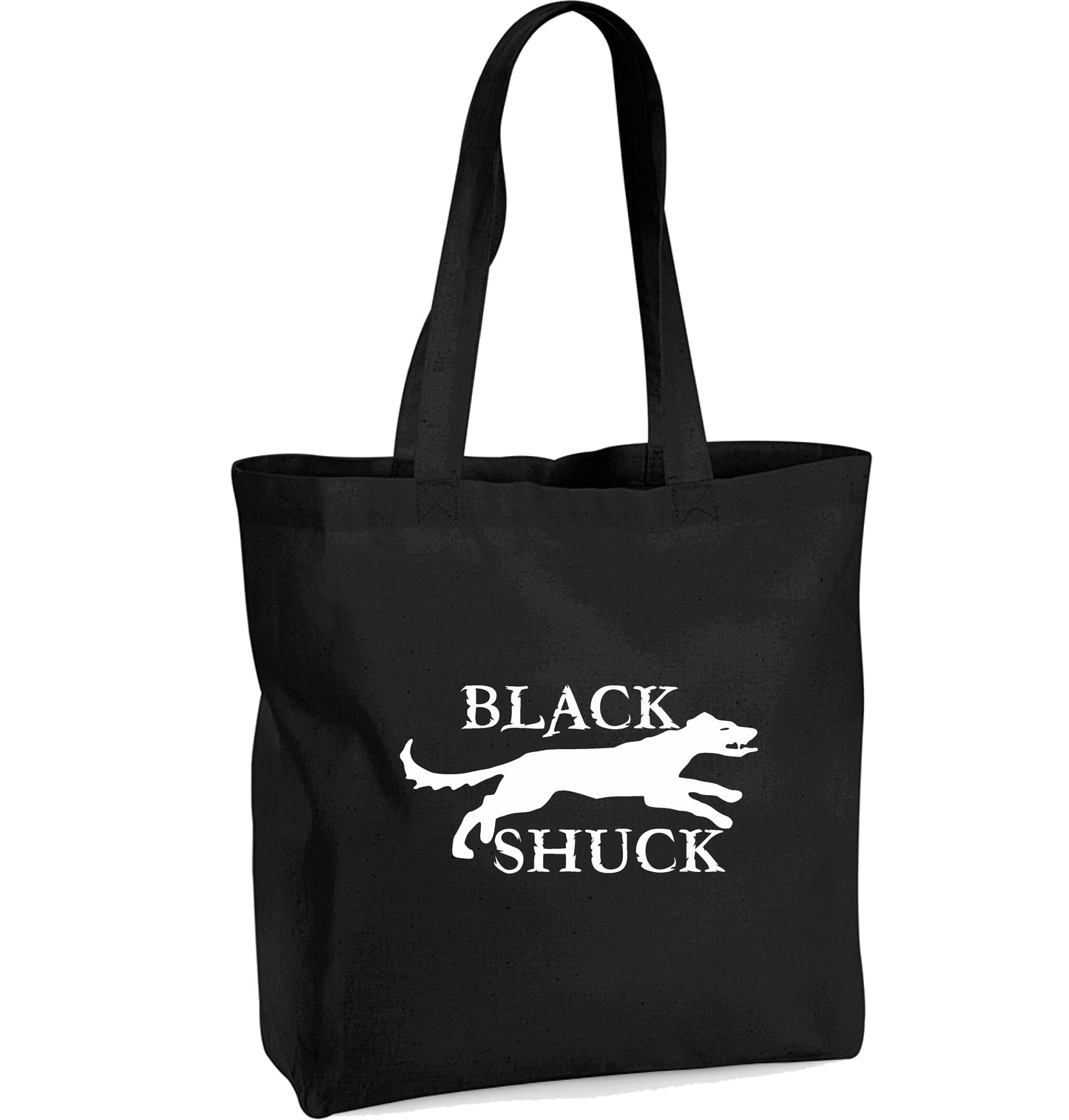 Black Shuck Organic Cotton Tote Bag - Ghost Dog, British Folklore