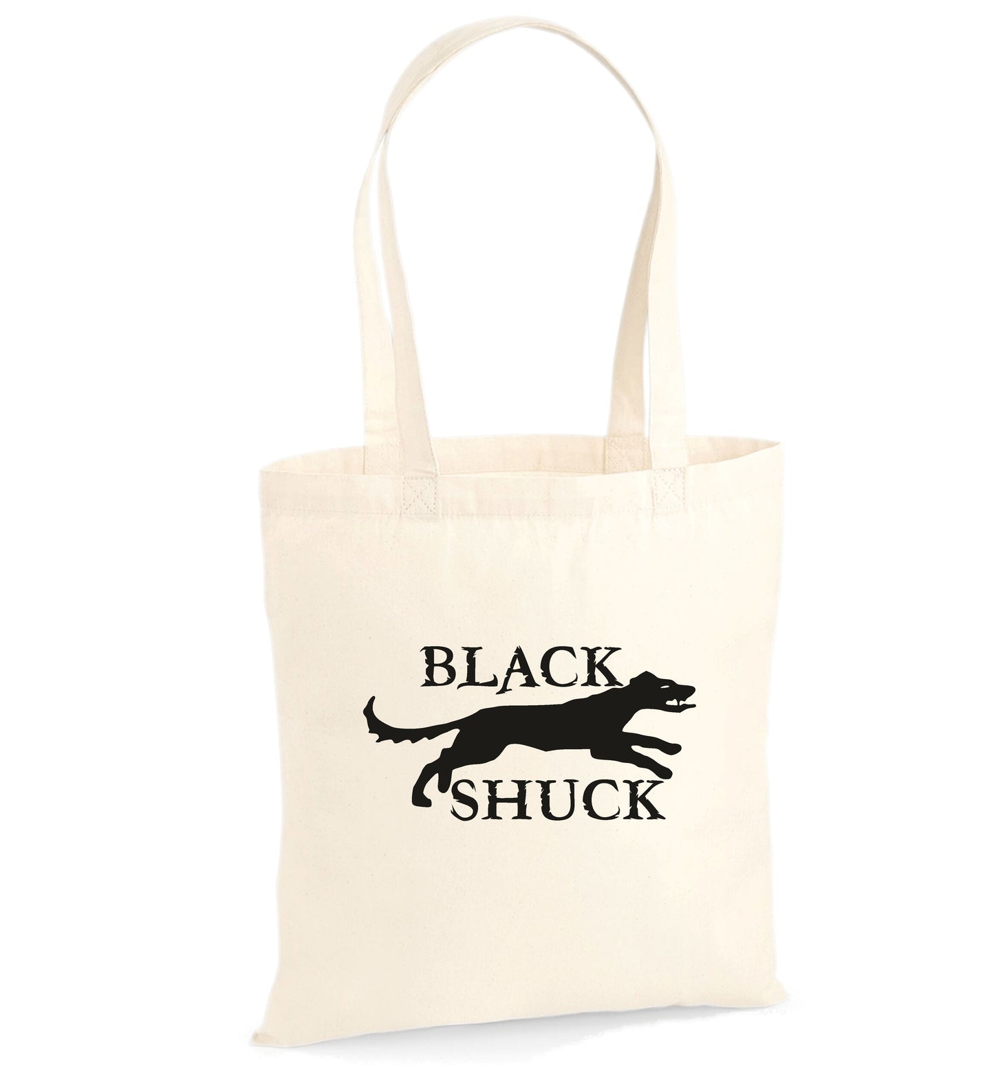 Black Shuck Organic Cotton Tote Bag - Ghost Dog, British Folklore