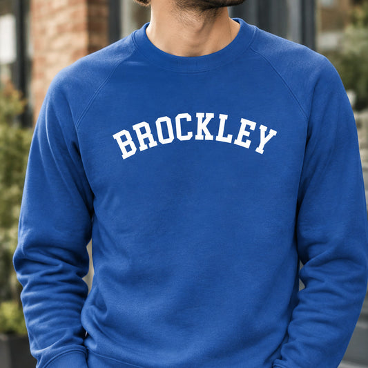 Brockley Sweatshirt - South London Souvenir, Retro Ivy League, Custom Print Add Your Area Name, Various Colours