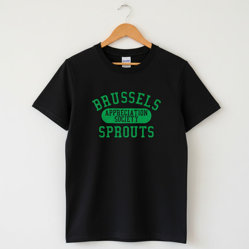 Brussels Sprouts Appreciation Society T-Shirt - Fun Christmas Gift, Various Colours