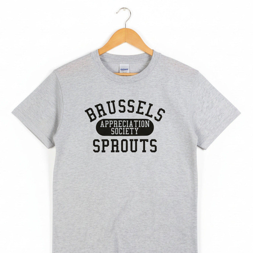 Brussels Sprouts Appreciation Society T-Shirt - Fun Christmas Gift, Various Colours