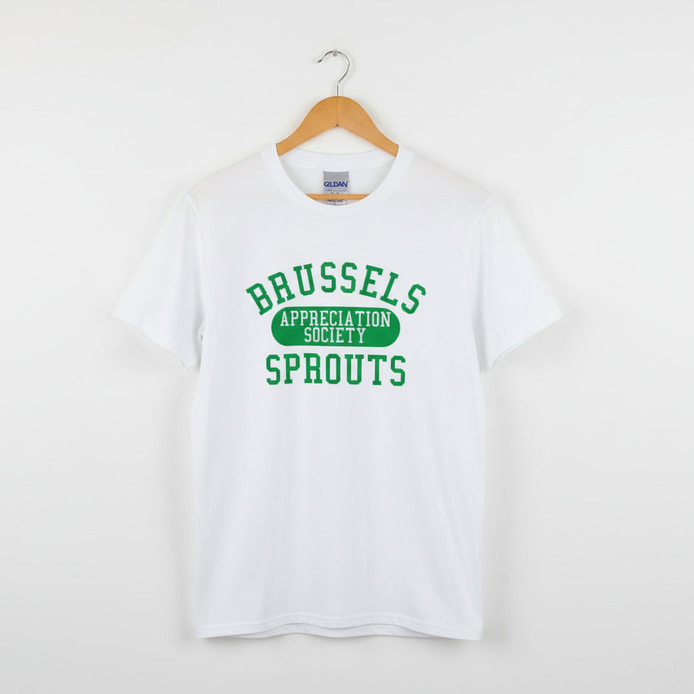 Brussels Sprouts Appreciation Society T-Shirt - Fun Christmas Gift, Various Colours