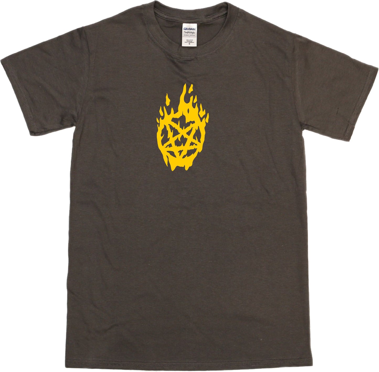 Burning Pentagram T-Shirt - Gothic, Wicca, Pagan, Witch, Horror, Various Colours