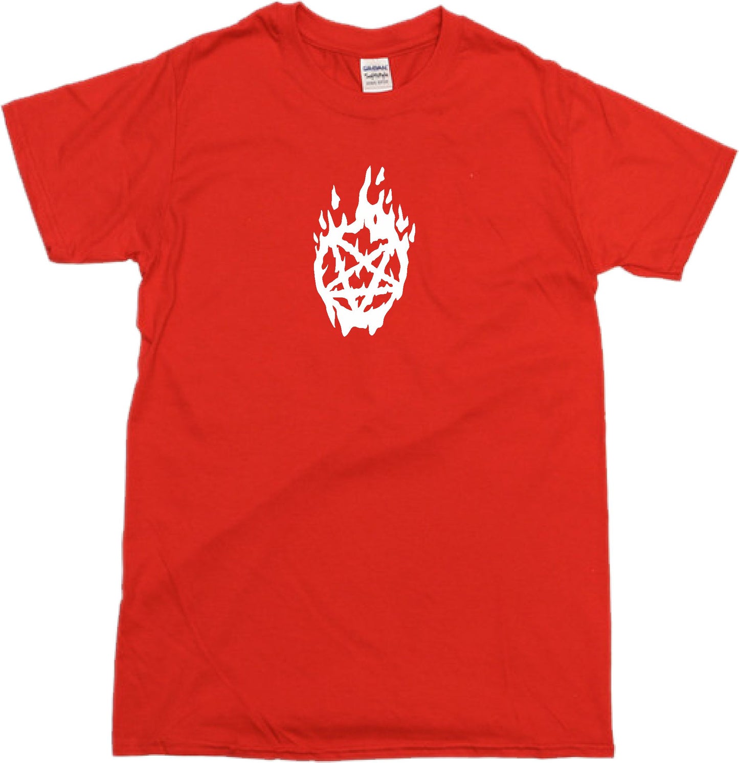 Burning Pentagram T-Shirt - Gothic, Wicca, Pagan, Witch, Horror, Various Colours