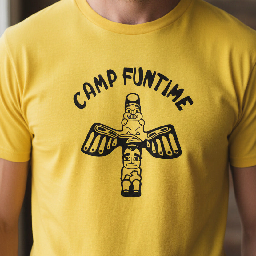 Camp Funtime Unisex T-Shirt - Retro, As Worn By Blondie, Punk Rock, S-XXL