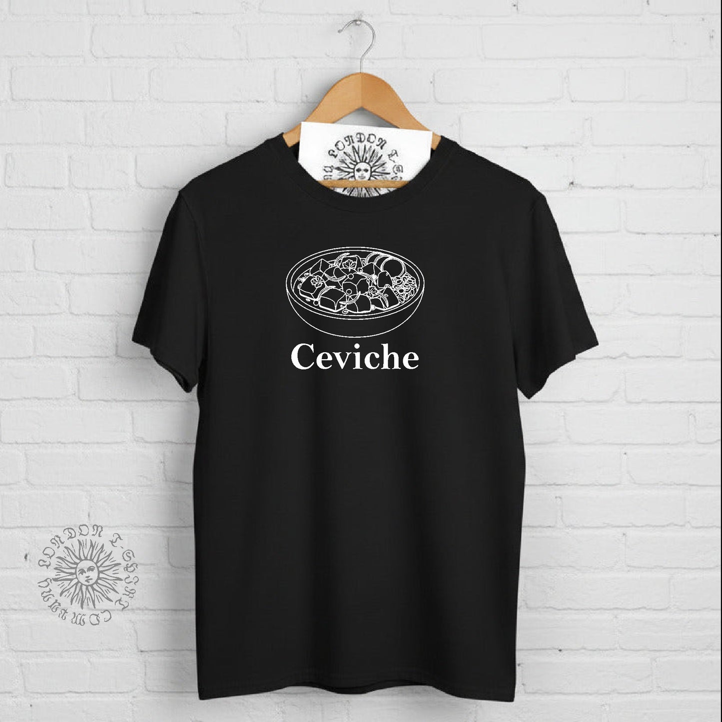 Ceviche T-Shirt: Peruvian Dish Souvenir, Various Colours