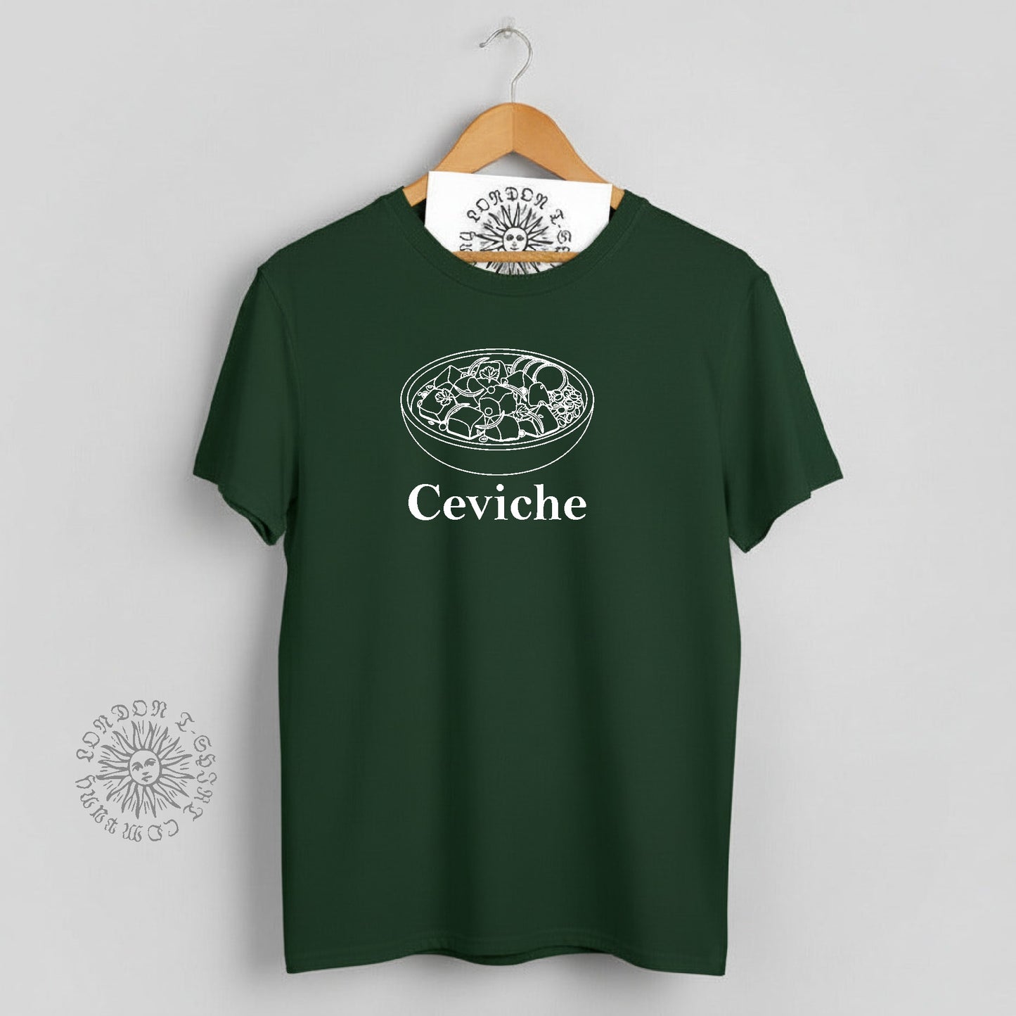 Ceviche T-Shirt: Peruvian Dish Souvenir, Various Colours