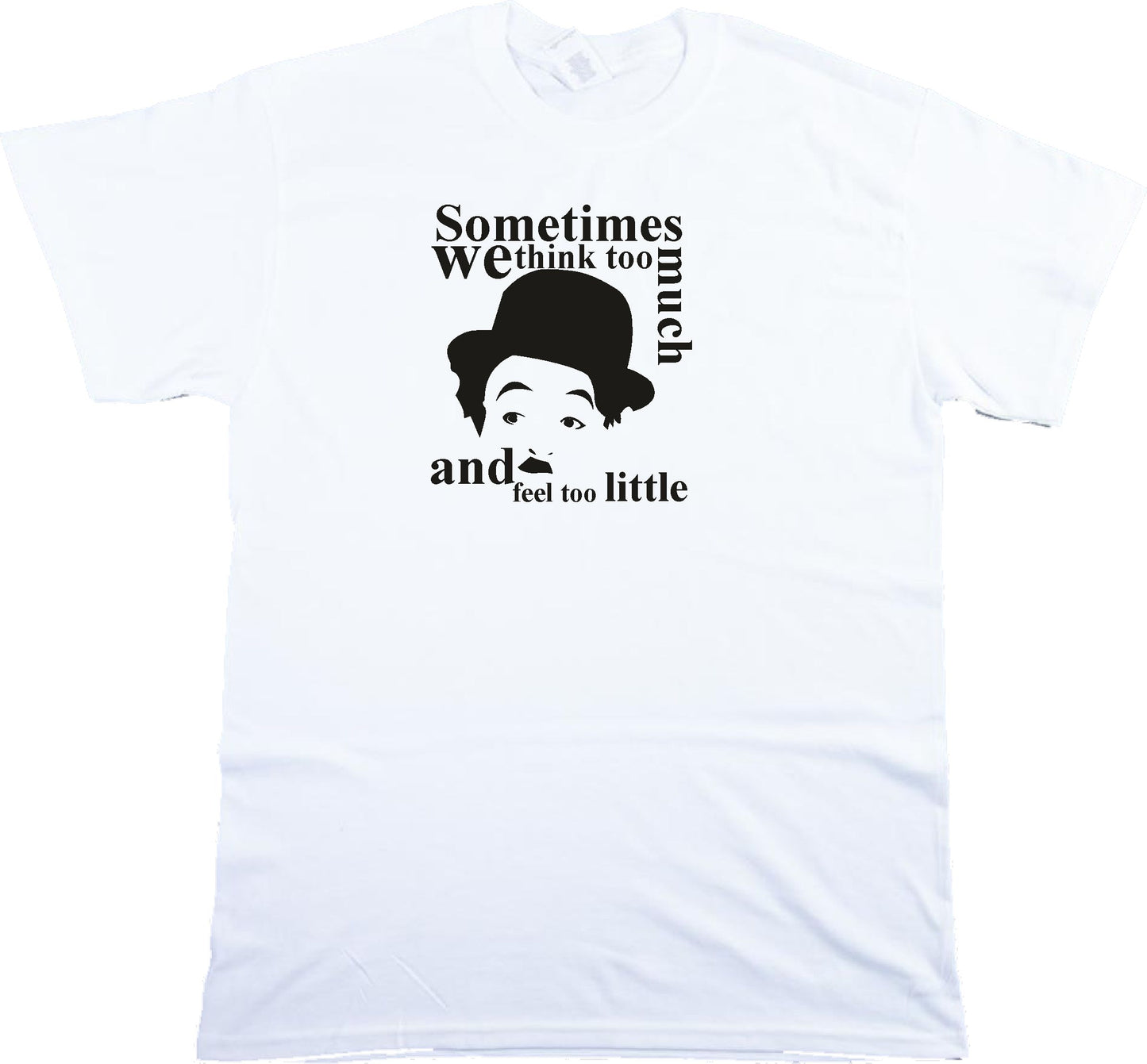 Charlie Chaplin T-Shirt - Great Dictator Speech, Various Colours