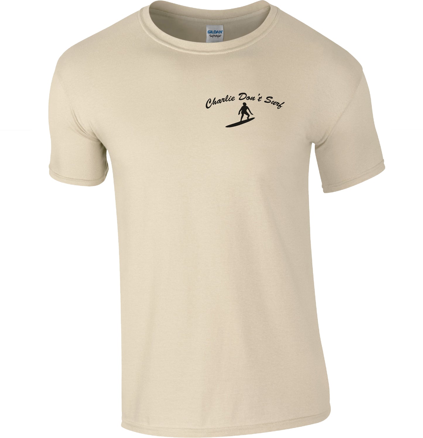 Charlie Don't Surf T-Shirt - Pocket Logo Top, Apocalypse Now Inspired, Various Colours