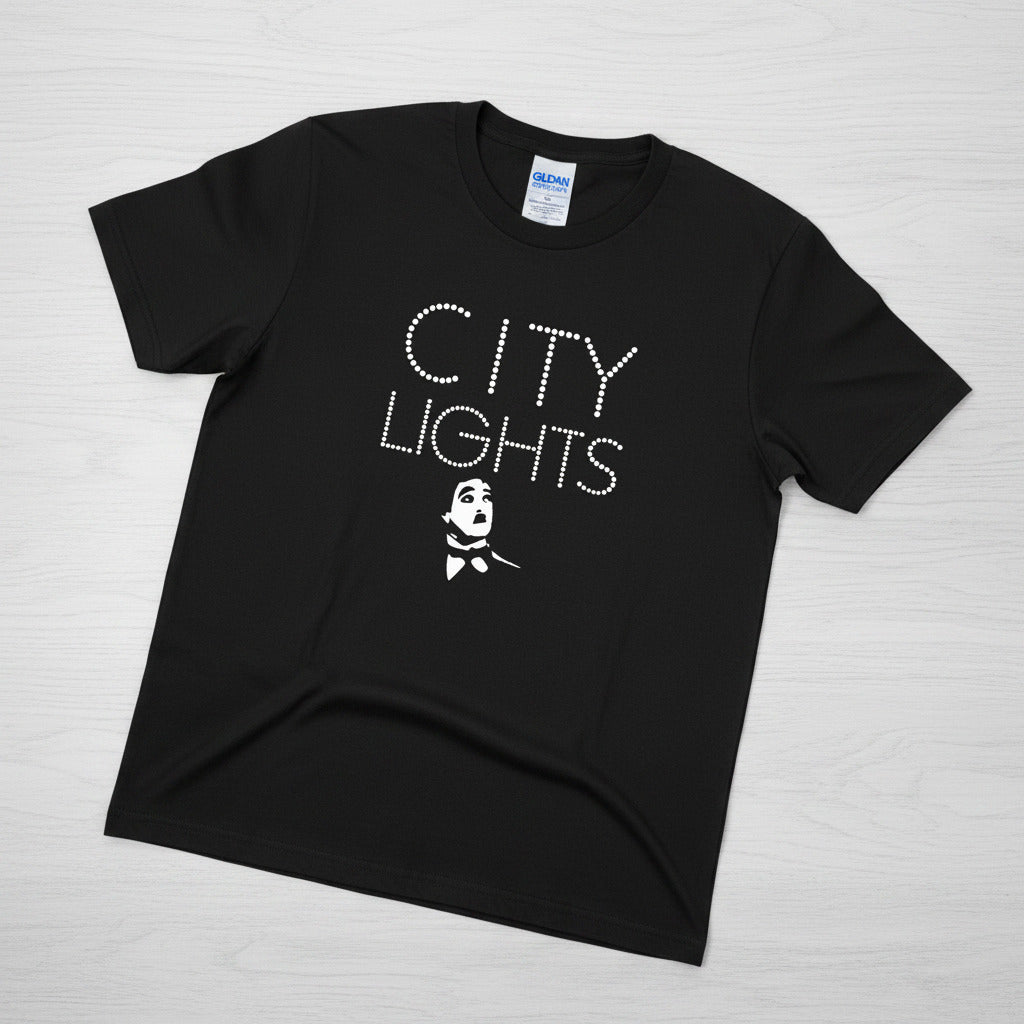 City Lights T-Shirt - Charlie Chaplin, 1930's FIlm, S-XXL