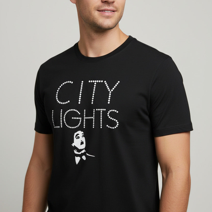 City Lights T-Shirt - Charlie Chaplin, 1930's FIlm, S-XXL