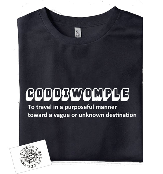 Coddiwomple T-Shirt - Walker Gift Top, Hiking, Various Colours