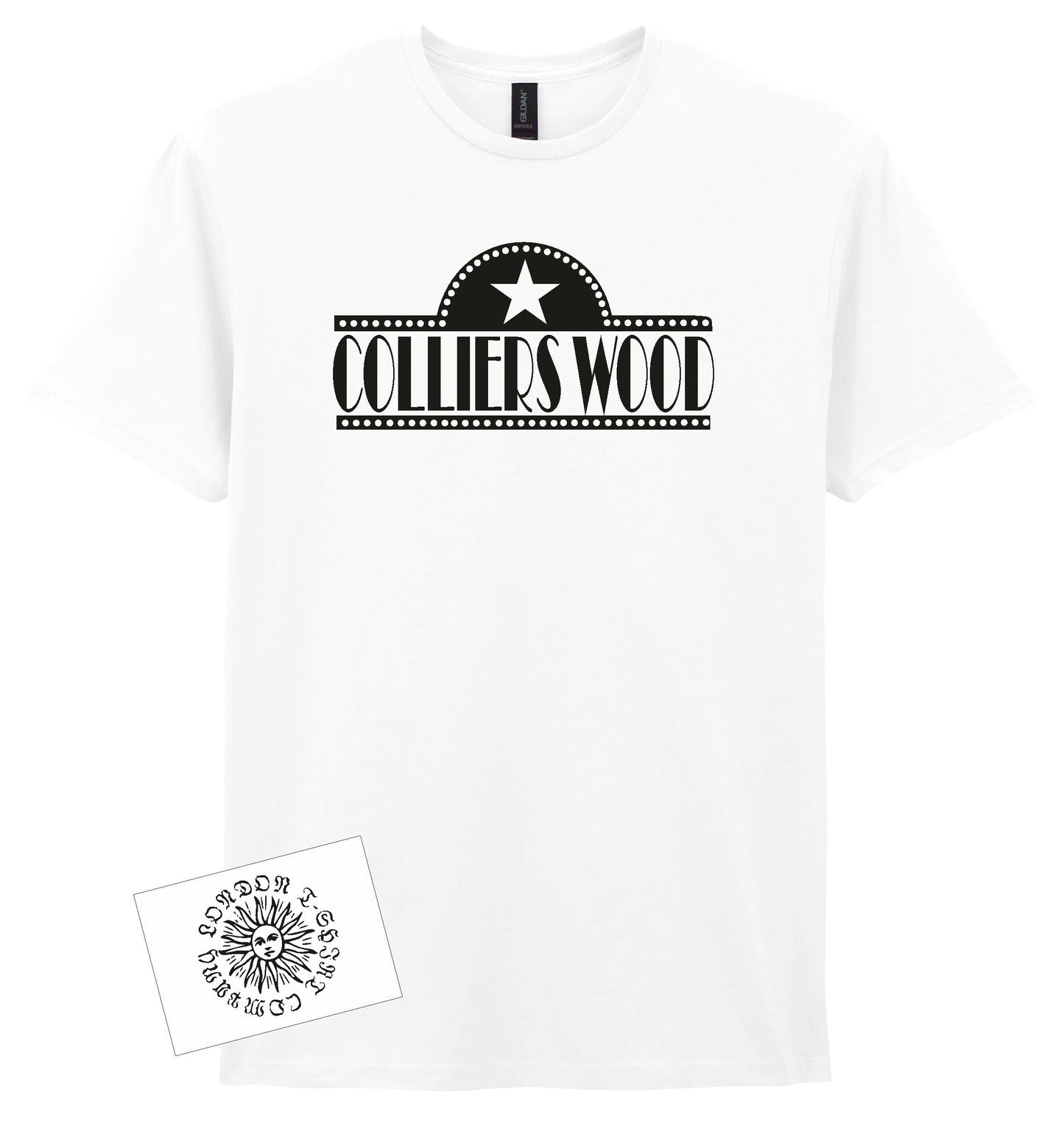 Colliers Wood T-Shirt - Alternative Souvenir, London, Various Colours
