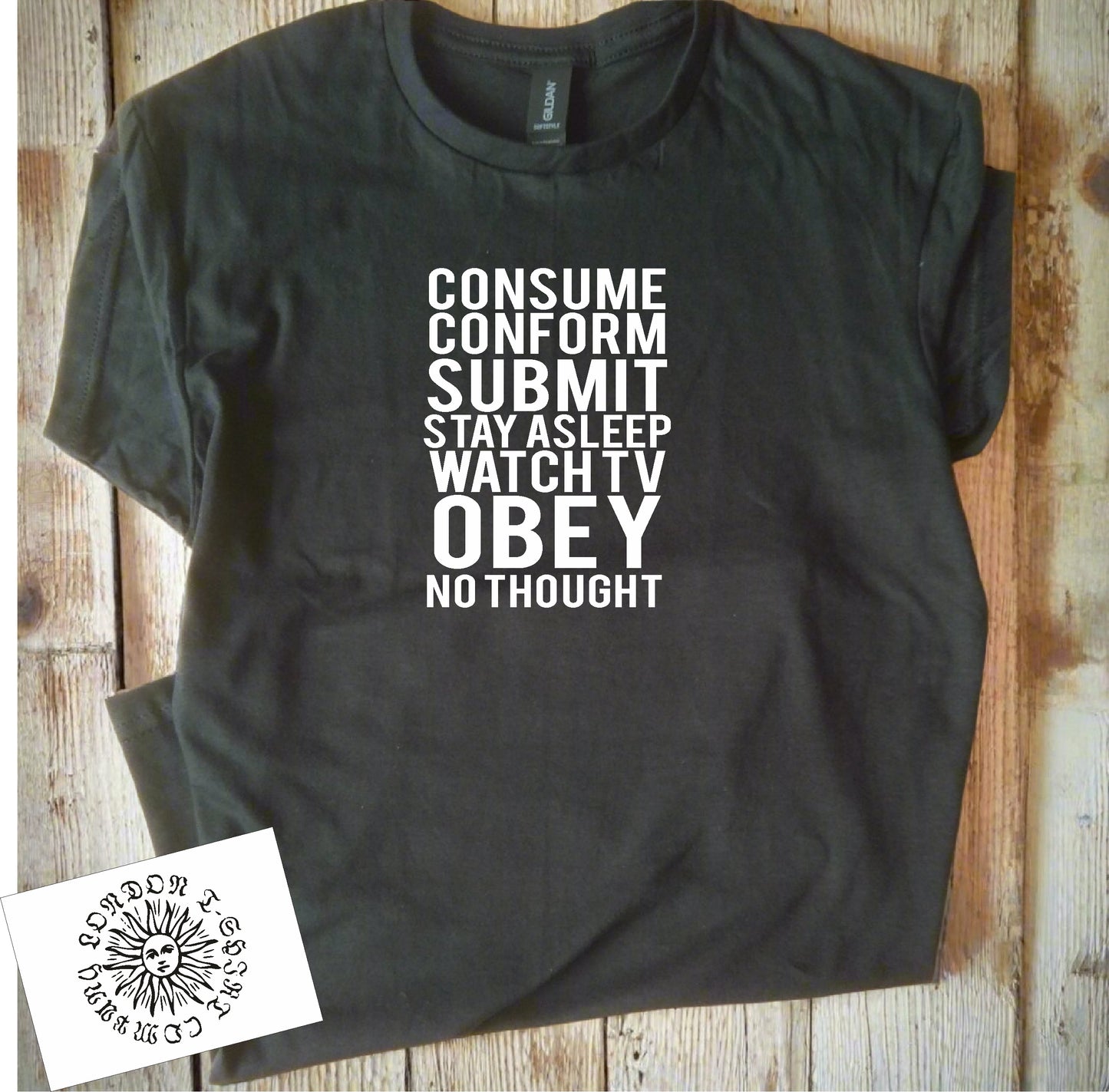 They Live T-Shirt - Commands, John Carpenter, 80's Cult Film, Various Colours