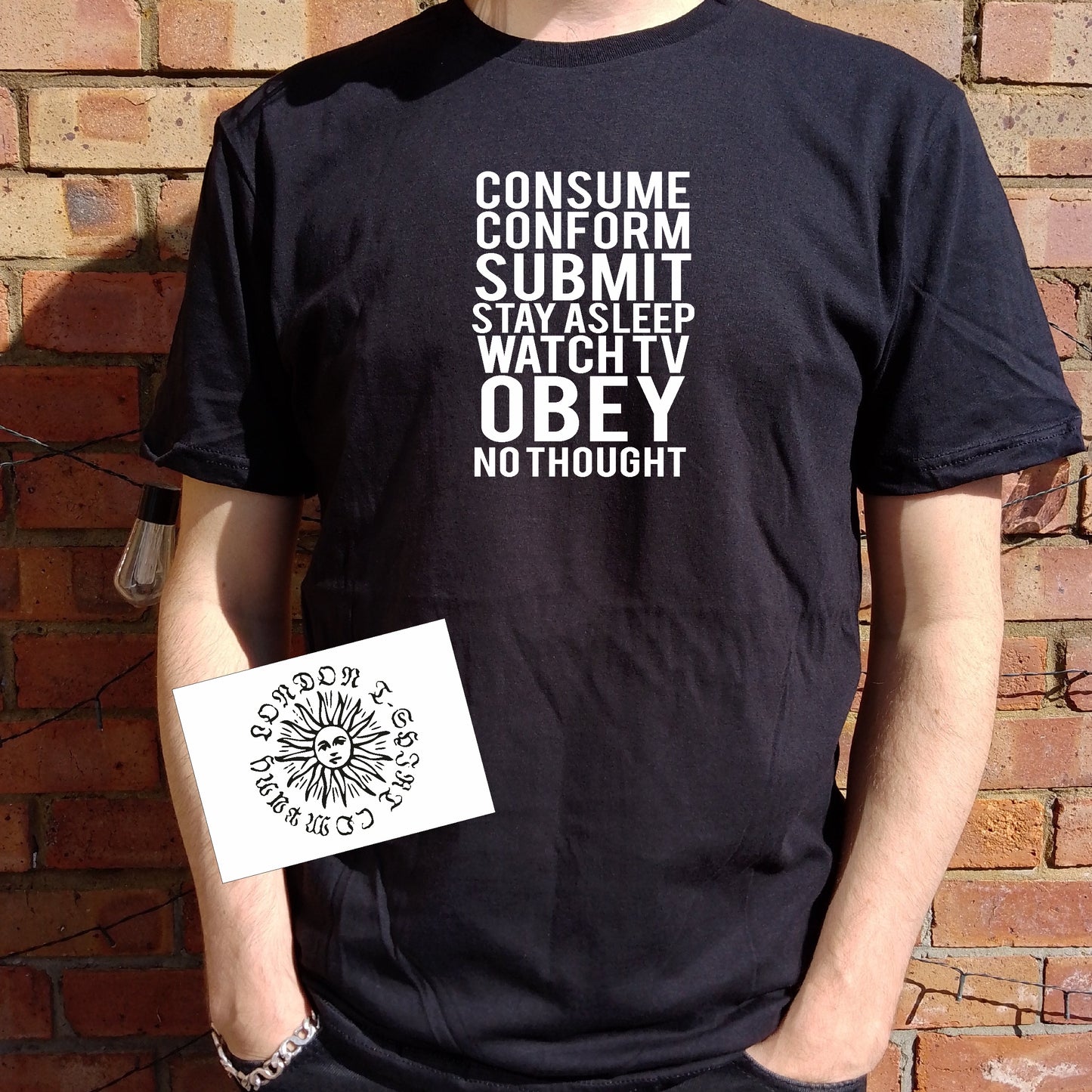They Live T-Shirt - Commands, John Carpenter, 80's Cult Film, Various Colours